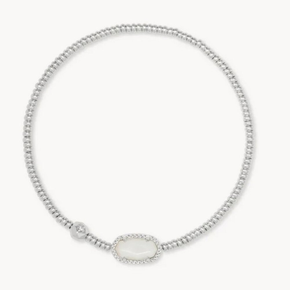 Kendra Scott Grayson Silver Stretch Bracelet